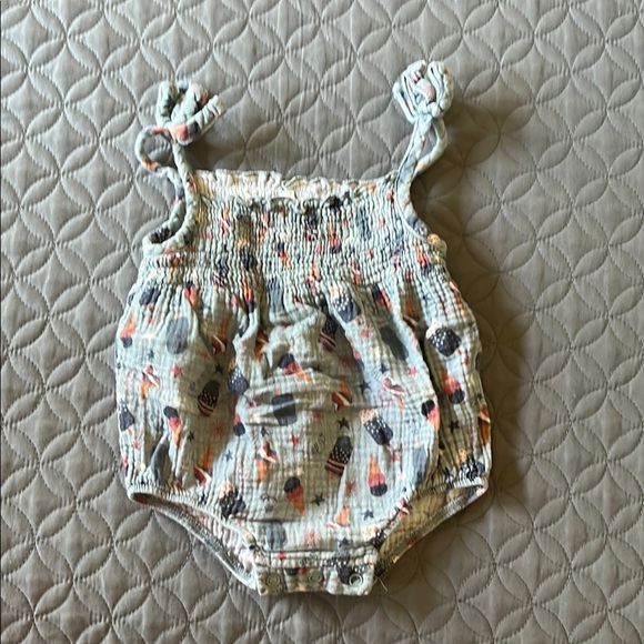 Babysprouts patriotic 4th of July bubble onesie - Picture 1 of 4